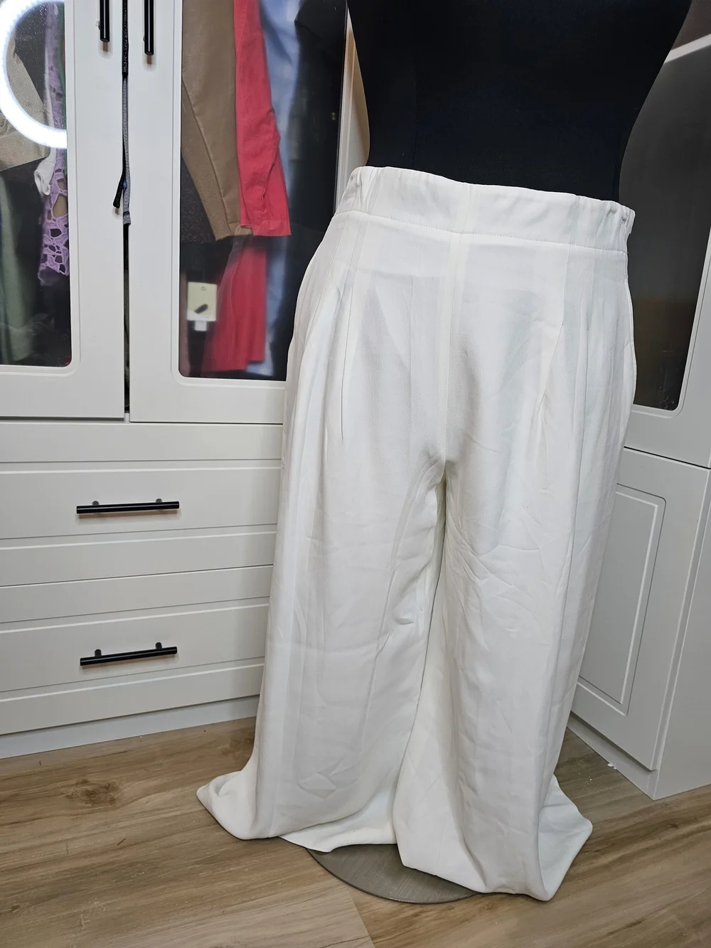 NWT Lafayette 148 New York Lined Slack In Cloud White Women's Pants Size 18
